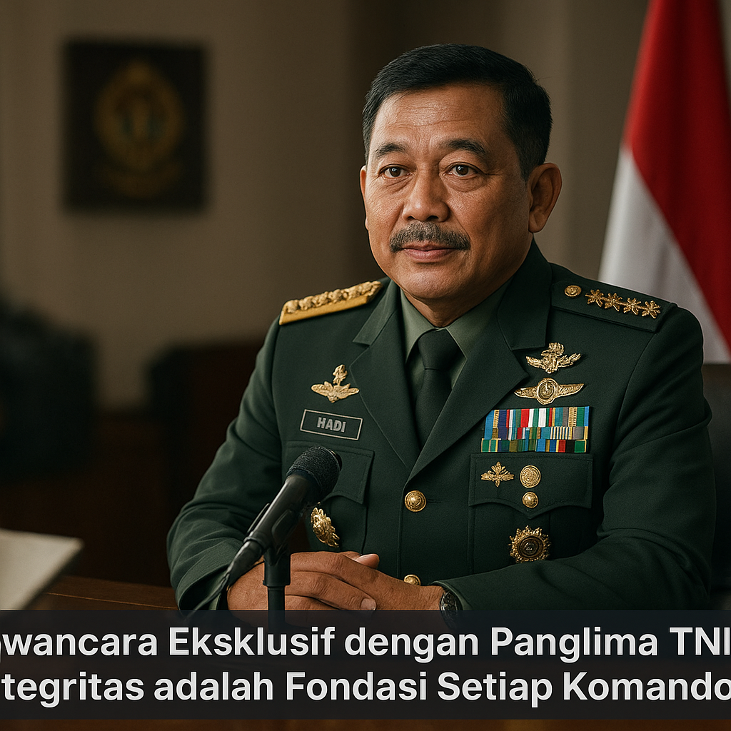 Wawancara Eksklusif dengan Panglima TNI: 'Integritas adalah Fondasi Setiap Komando'