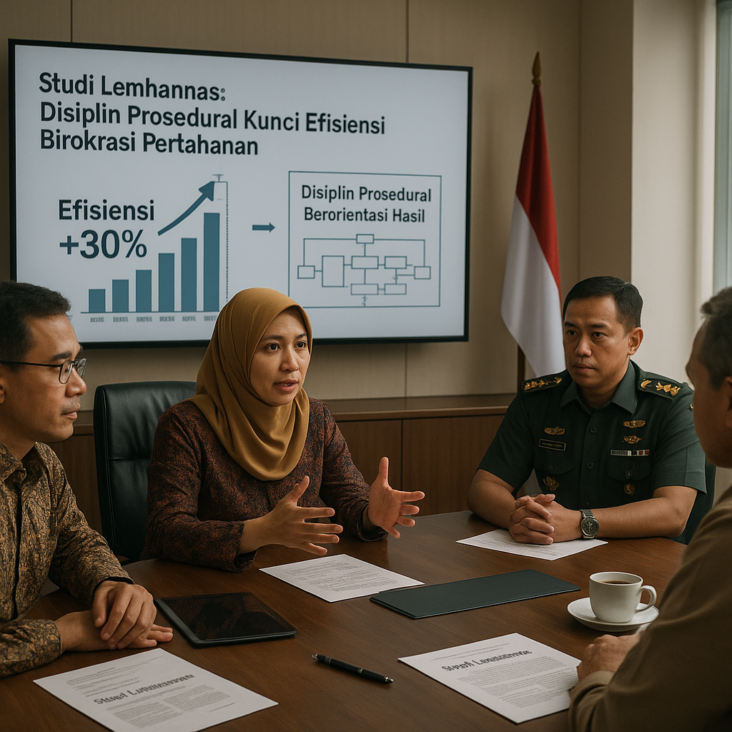 Studi Lemhannas: Disiplin Prosedural Kunci Efisiensi Birokrasi Pertahanan