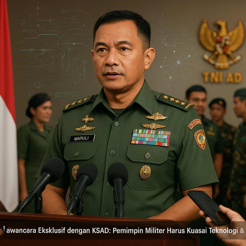 Wawancara Eksklusif dengan KSAD: Pemimpin Militer Harus Kuasai Teknologi dan Human Capital