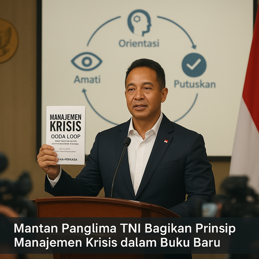 Mantan Panglima TNI Bagikan Prinsip Manajemen Krisis dalam Buku Baru