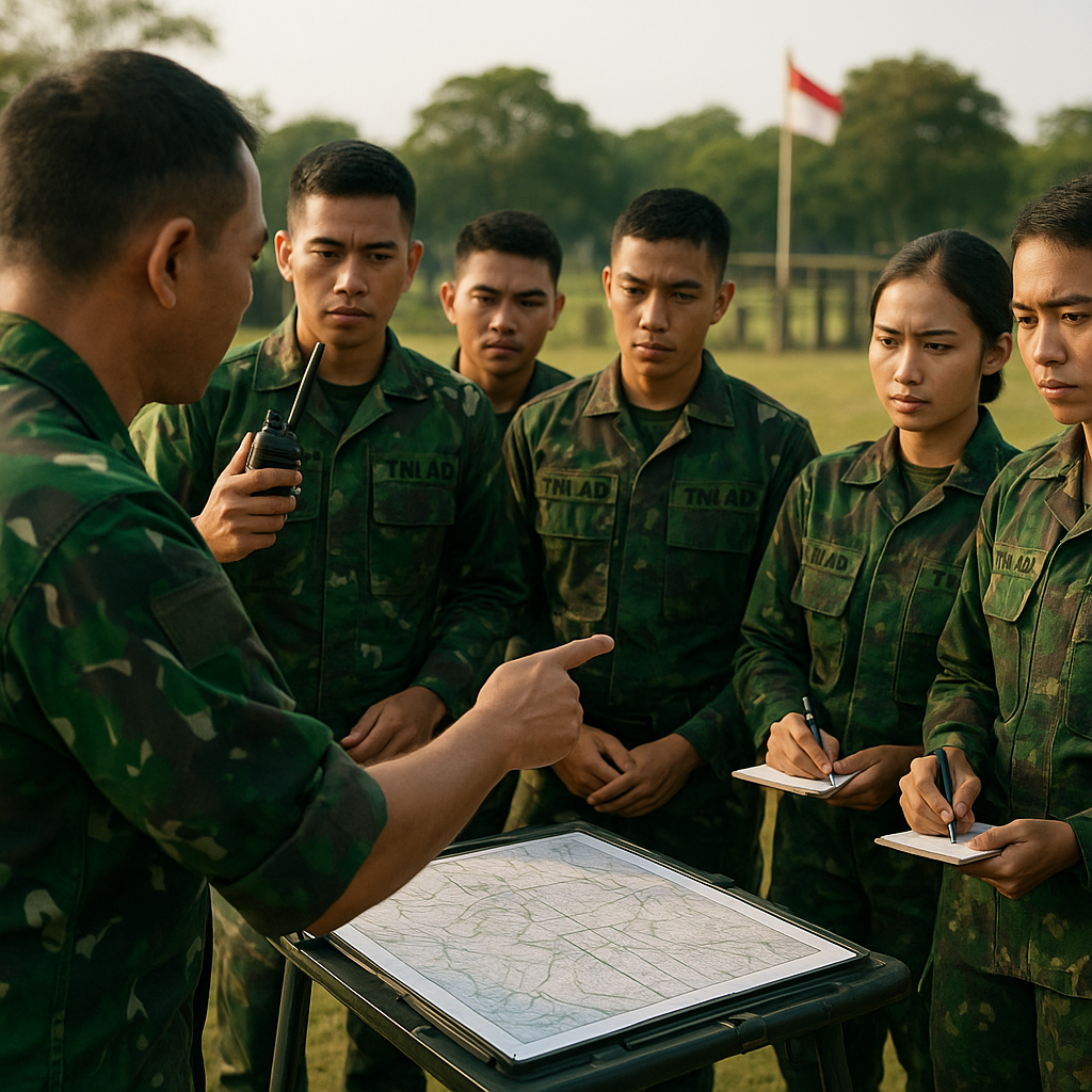 Pelatihan Manajemen Tim Taktis bagi Perwira Muda TNI AD