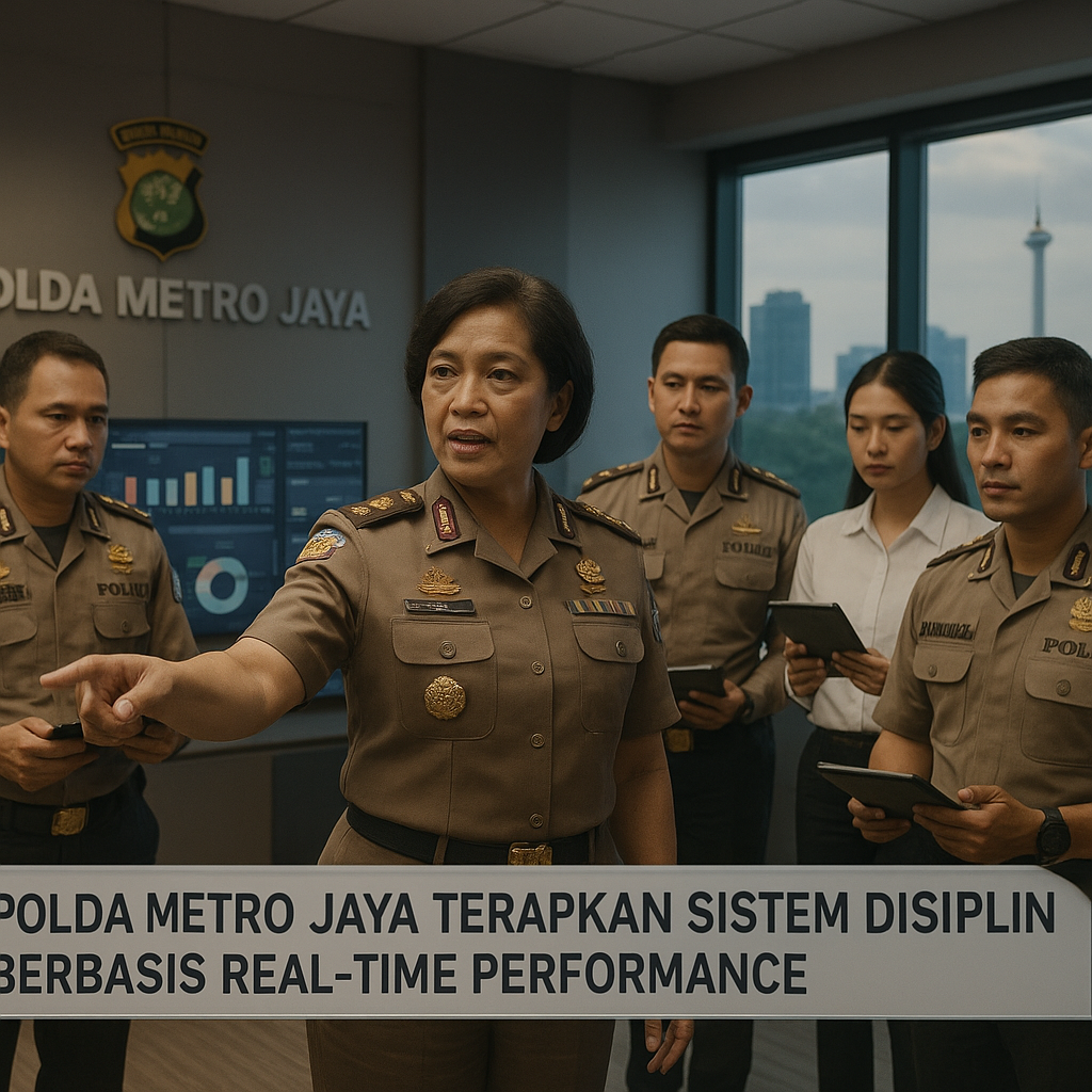 Polda Metro Jaya Terapkan Sistem Disiplin Berbasis Real-time Performance