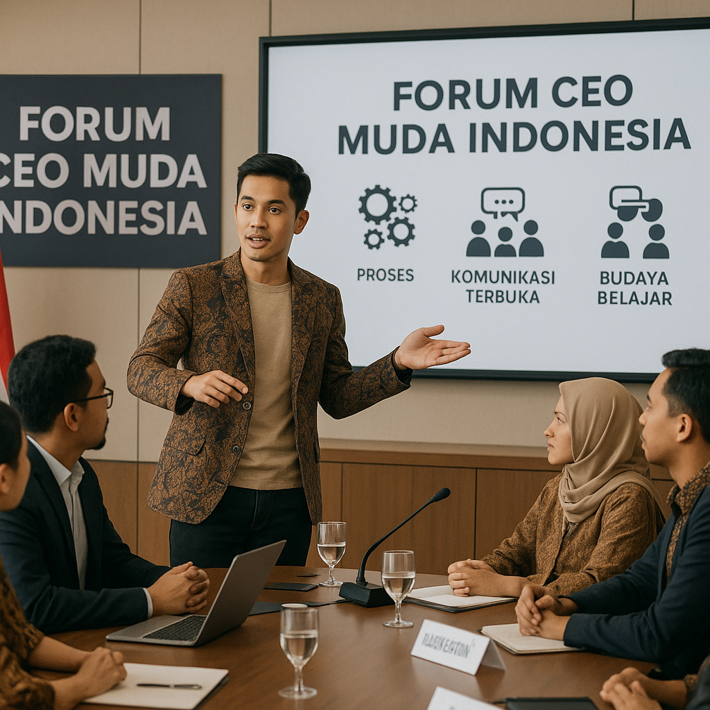 Forum CEO Muda Indonesia Bahas Seni Membangun Tim yang Resilien