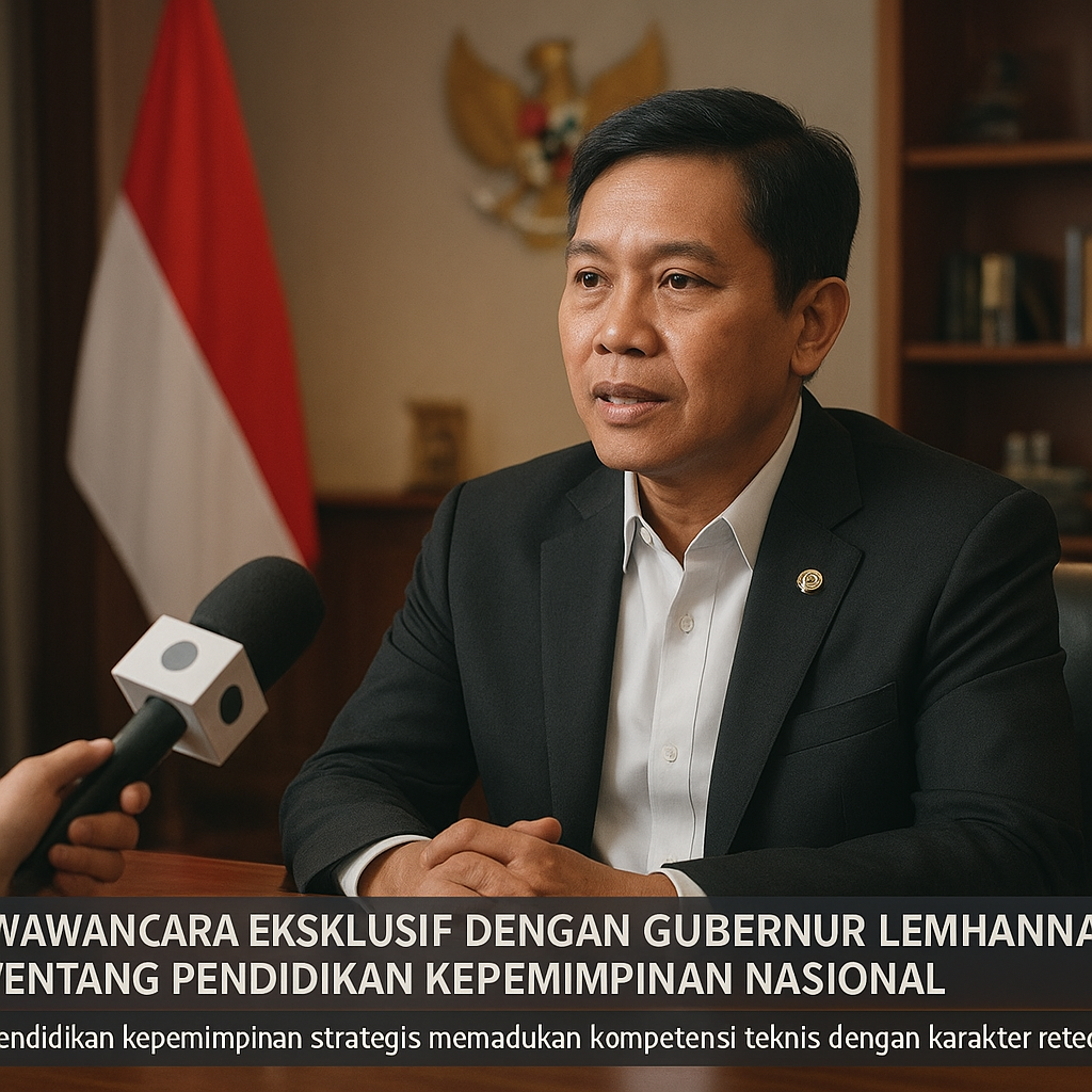 Wawancara Eksklusif dengan Gubernur Lemhannas tentang Pendidikan Kepemimpinan Nasional