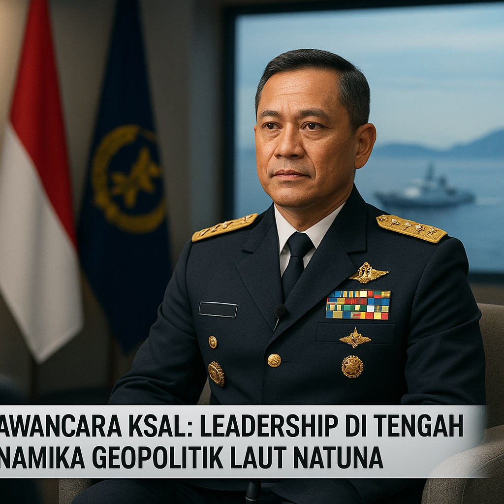 Wawancara KSAL: Leadership di Tengah Dinamika Geopolitik Laut Natuna