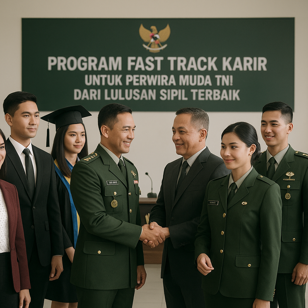 Program Fast Track Karir untuk Perwira Muda TNI dari Lulusan Sipil Terbaik