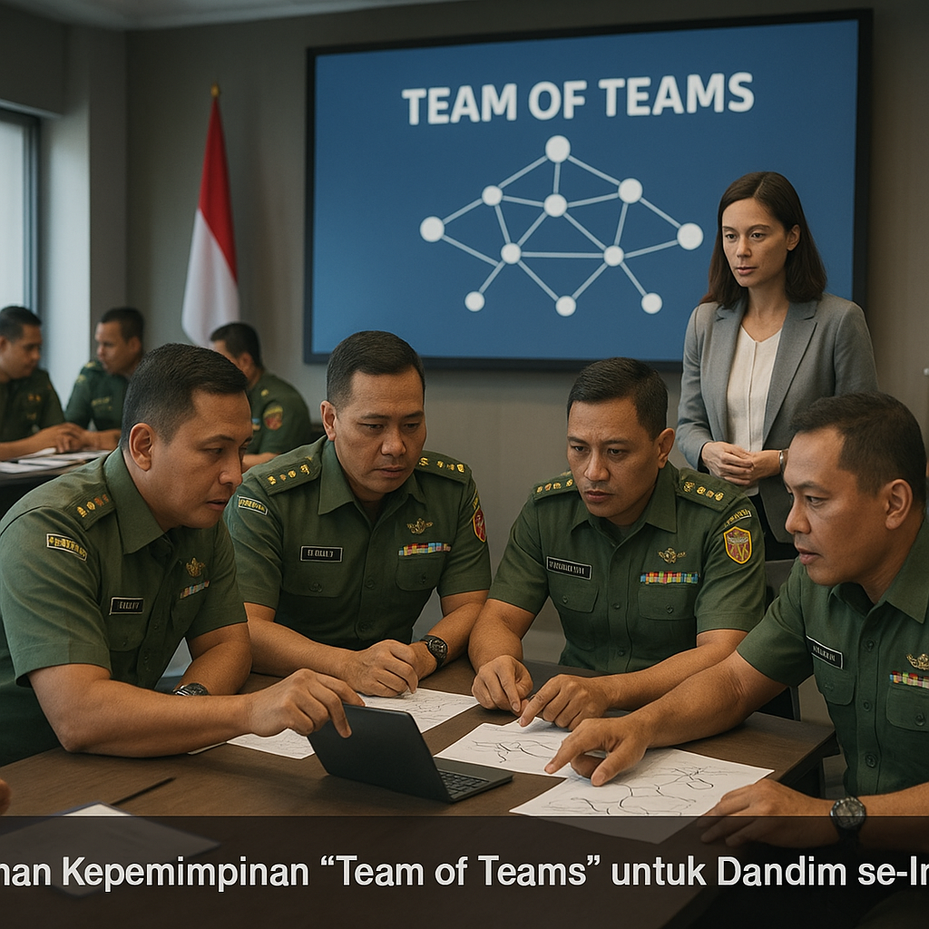 Pelatihan Kepemimpinan 'Team of Teams' untuk Dandim se-Indonesia