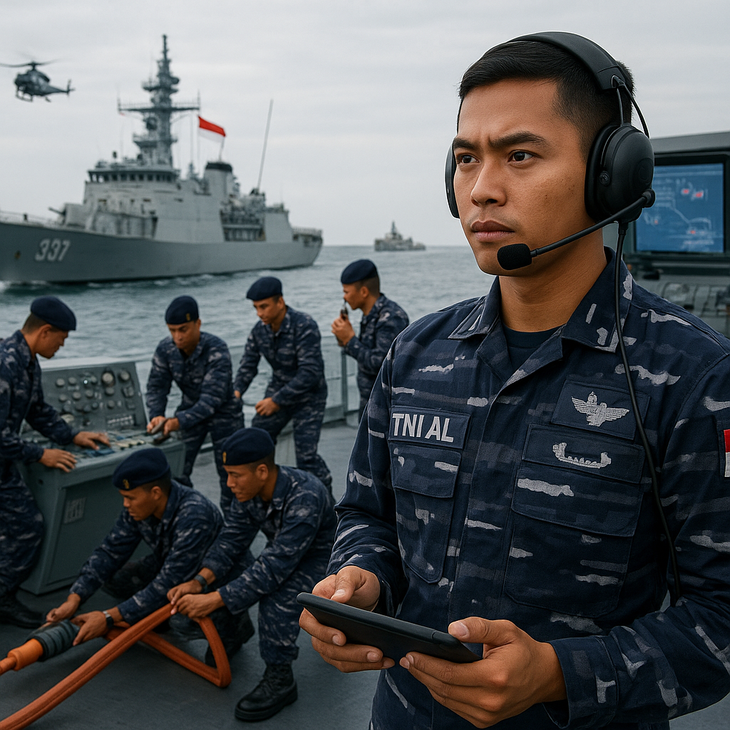 Tingkatkan Disiplin Operasional, TNI AL Gelar Latihan Manajemen Krisis Maritim Skala Besar